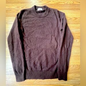 Jennie Liu Brown Crewneck Cashmere Sweater women’s small